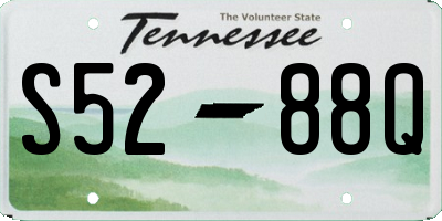 TN license plate S5288Q
