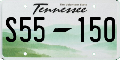 TN license plate S5515O