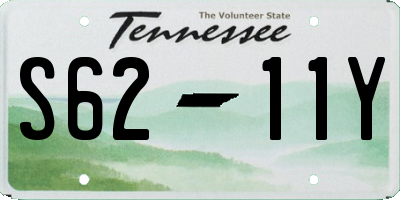 TN license plate S6211Y