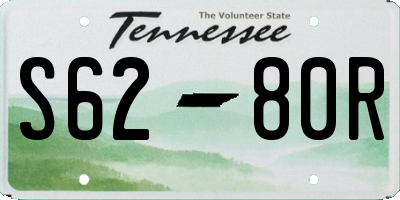 TN license plate S6280R