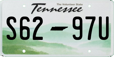 TN license plate S6297U