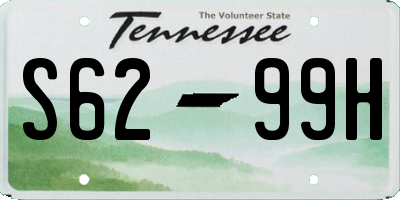 TN license plate S6299H
