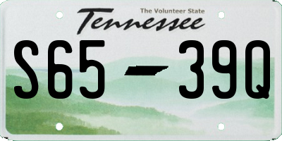 TN license plate S6539Q