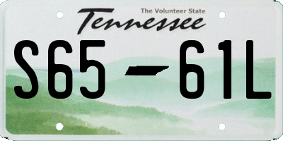 TN license plate S6561L