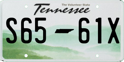 TN license plate S6561X