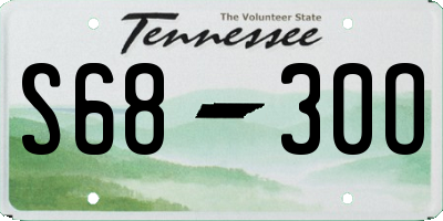 TN license plate S6830O
