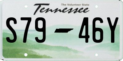 TN license plate S7946Y