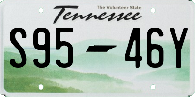 TN license plate S9546Y