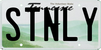 TN license plate STNLY