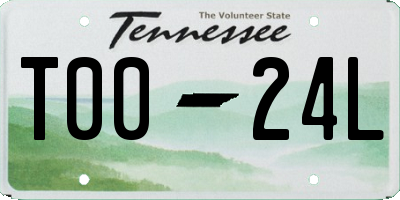 TN license plate T0024L