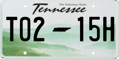 TN license plate T0215H