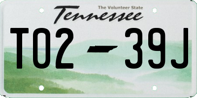 TN license plate T0239J