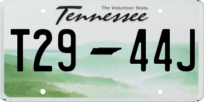 TN license plate T2944J