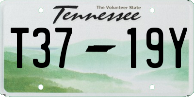 TN license plate T3719Y