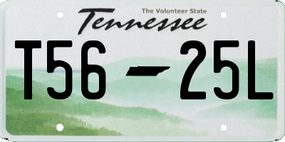 TN license plate T5625L