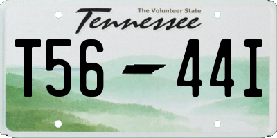 TN license plate T5644I