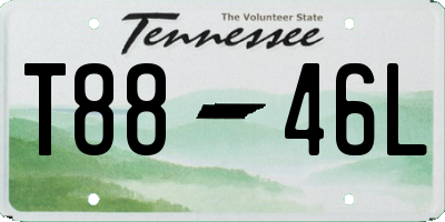 TN license plate T8846L