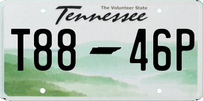 TN license plate T8846P