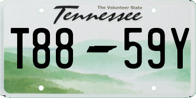 TN license plate T8859Y