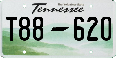 TN license plate T8862O