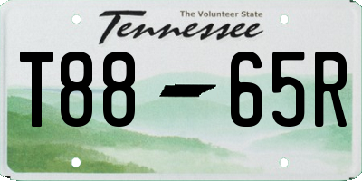 TN license plate T8865R