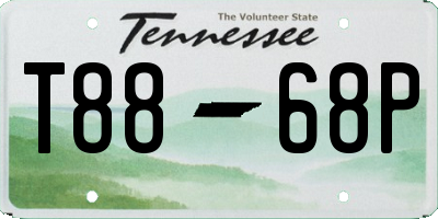 TN license plate T8868P