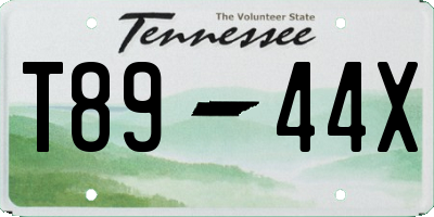 TN license plate T8944X