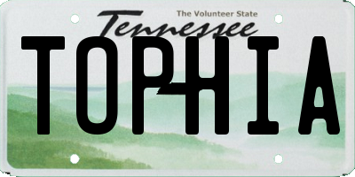 TN license plate TOPHIA