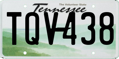 TN license plate TQV438