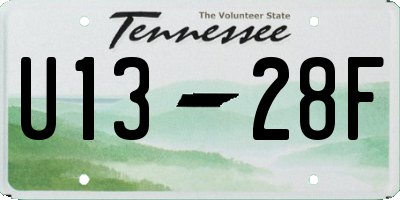 TN license plate U1328F