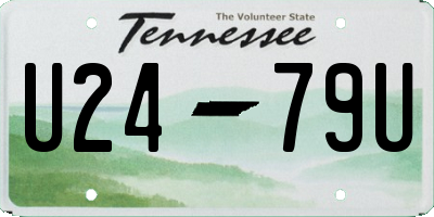 TN license plate U2479U
