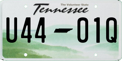TN license plate U4401Q