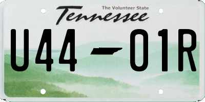 TN license plate U4401R