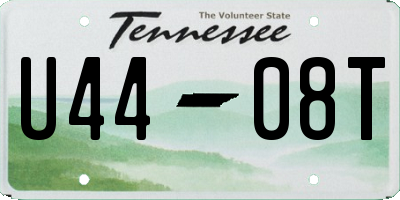 TN license plate U4408T
