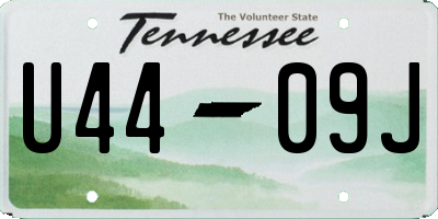 TN license plate U4409J