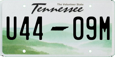 TN license plate U4409M