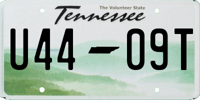 TN license plate U4409T