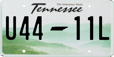 TN license plate U4411L