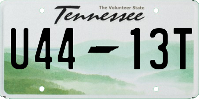 TN license plate U4413T