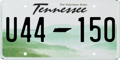 TN license plate U4415O