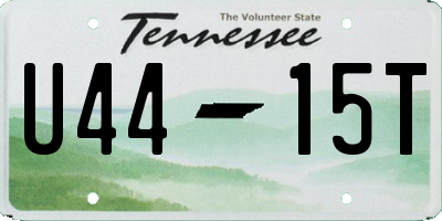 TN license plate U4415T