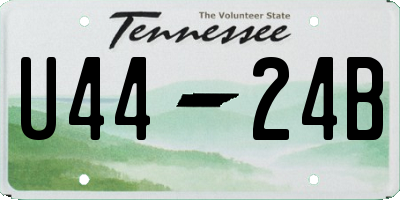 TN license plate U4424B