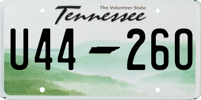 TN license plate U4426O