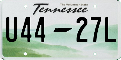TN license plate U4427L