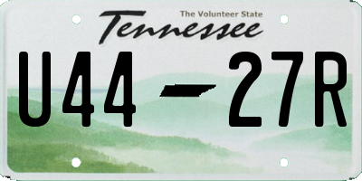 TN license plate U4427R