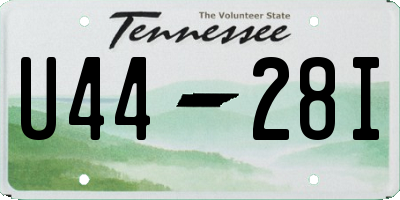 TN license plate U4428I