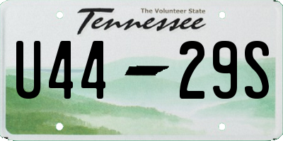 TN license plate U4429S