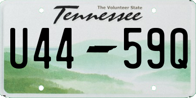 TN license plate U4459Q
