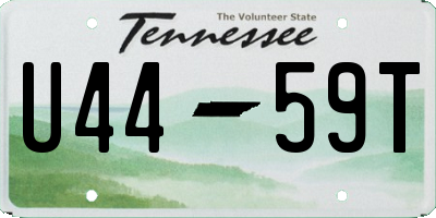 TN license plate U4459T