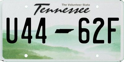 TN license plate U4462F
